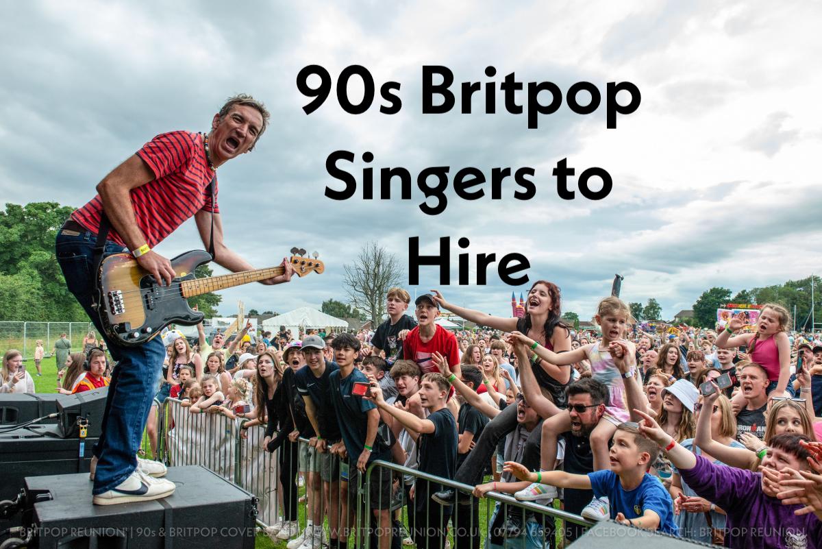 90s Britpop Singers to Hire