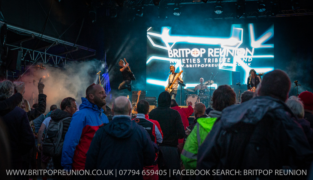 Silverstone Grand Prix Classic Weekend Britpop Tribute Band Live Performance