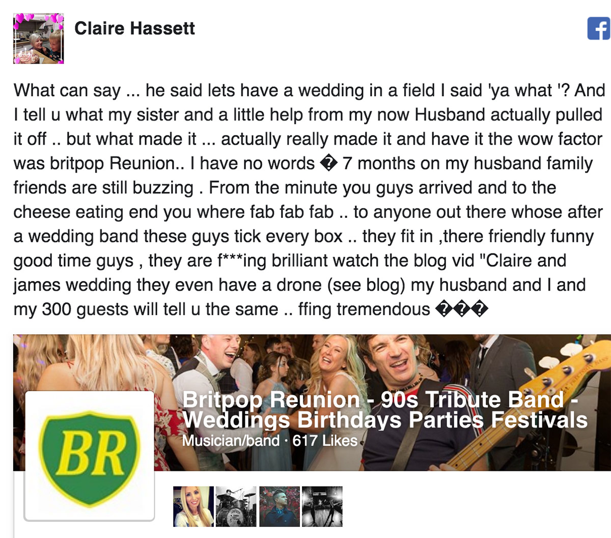 90's Wedding Band Review